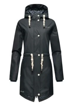 Soya Concept Kauppa 28 Navahoo FLOWER OF OCEAN - Parka - Dark Blue