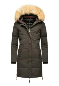 Soya Concept Kauppa 5 Navahoo HALINA - Płaszcz Zimowy - Dark Grey