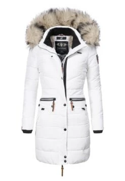 Soya Concept Kauppa 7 Navahoo PAULA - Płaszcz Zimowy - White