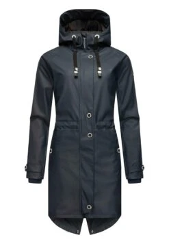 Soya Concept Kauppa 30 Navahoo RAINY FLOWER - Parka - Dark Blue