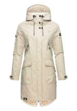 Soya Concept Kauppa 17 Navahoo Płaszcz Zimowy - Silver Grey