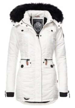 Soya Concept Kauppa 13 Navahoo SCHÄTZCHEN - Płaszcz Zimowy - White